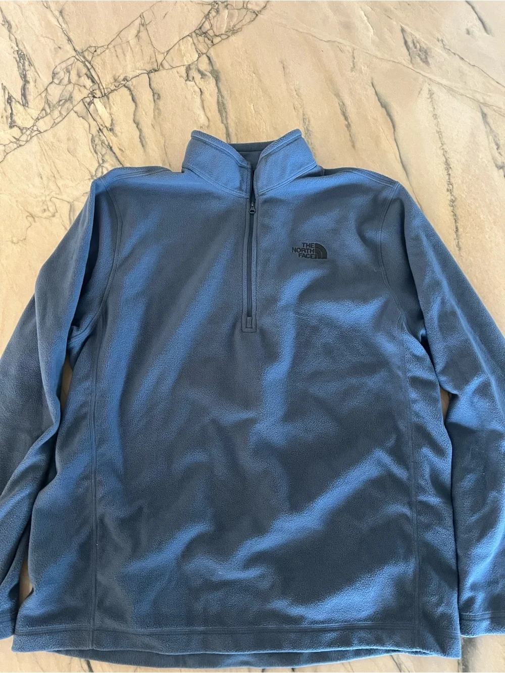 The North Face Men's Slate Blue Quarter-Zip Fleece